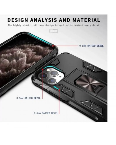 Husă Antișoc iPhone 12 / 12 Pro Forcell DEFENDER Negru