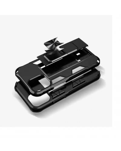 Husă Antișoc iPhone 12 / 12 Pro Forcell DEFENDER Negru