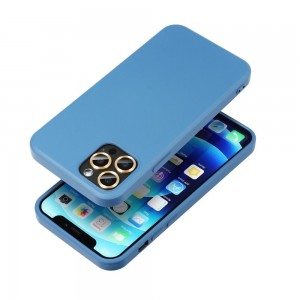 Husă iPhone 12 / 12 Pro Forcell Silicone Lite Albastru