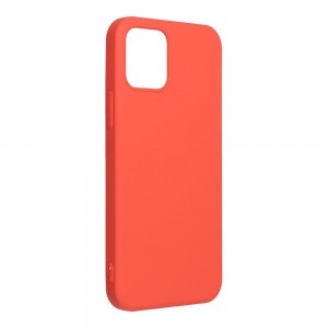 Husă iPhone 12 / 12 Pro Forcell Silicone Lite Portocaliu