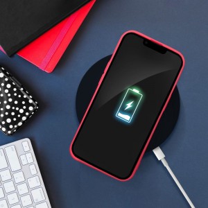 Husă iPhone 12 / 12 Pro Forcell Silicone Lite Portocaliu