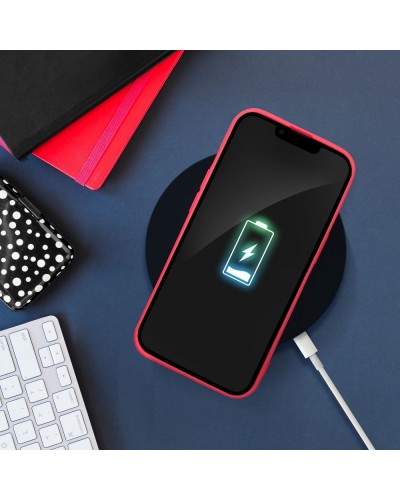 Husă iPhone 14 Plus Forcell Silicone Lite Portocaliu