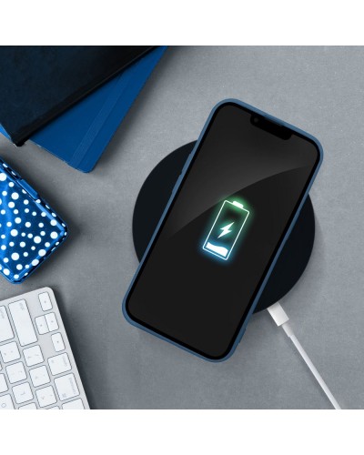 Husă iPhone 14 Pro Max Forcell Silicone Lite Albastru