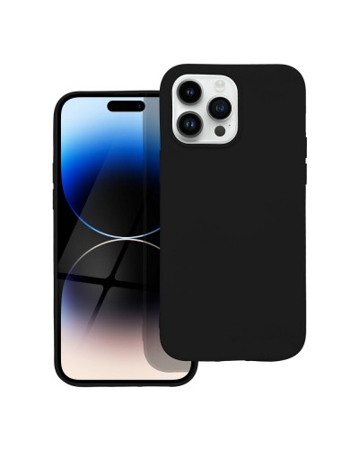 Husă iPhone 14 Pro Max Forcell Silicone Lite Negru