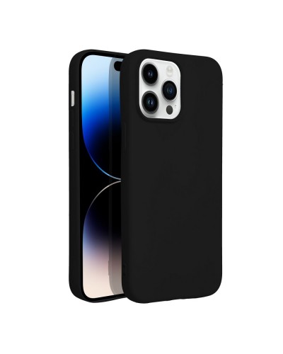 Husă iPhone 14 Pro Max Forcell Silicone Lite Negru