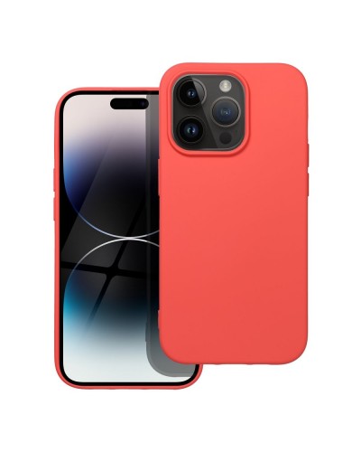 Husă iPhone 14 Pro Max Forcell Silicone Lite Portocaliu