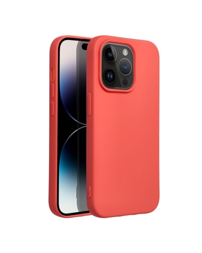 Husă iPhone 14 Pro Max Forcell Silicone Lite Portocaliu