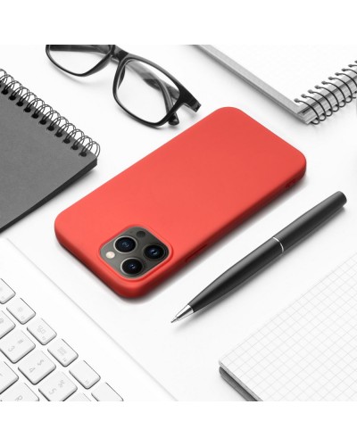 Husă iPhone 14 Forcell Silicone Lite Portocaliu