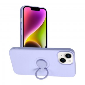 Husă iPhone 14 Plus Forcell Silicone Ring Mov