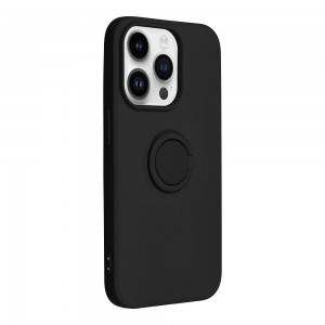 Husă iPhone 14 Plus Forcell Silicone Ring Negru