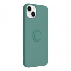 Husă iPhone 14 Plus Forcell Silicone Ring Verde