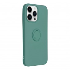 Husă iPhone 14 Pro Max Forcell Silicone Ring Verde