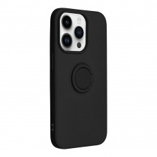 Husă iPhone 14 Pro Forcell Silicone Ring Negru