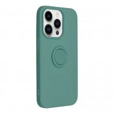 Husă iPhone 14 Pro Forcell Silicone Ring Verde