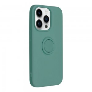 Husă iPhone 14 Pro Forcell Silicone Ring Verde