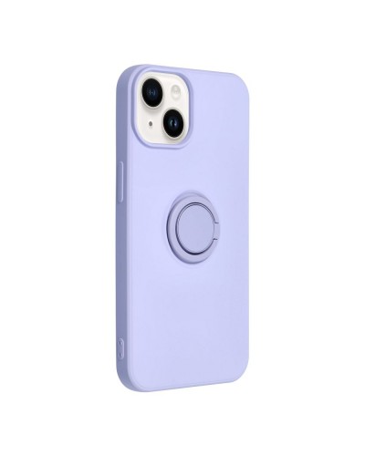 Husă iPhone 14 Forcell Silicone Ring Mov