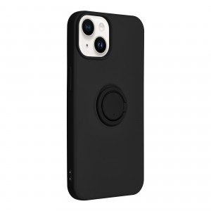 Husă iPhone 14 Forcell Silicone Ring Negru