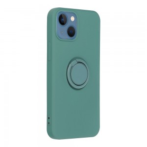 Husă iPhone 14 Forcell Silicone Ring Verde