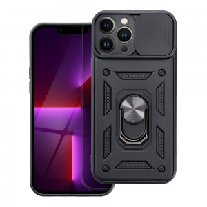 Husă Antișoc iPhone 13 Pro Max Forcell Slide Armor Negru