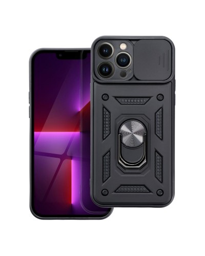 Husă Antișoc iPhone 13 Pro Max Forcell Slide Armor Negru