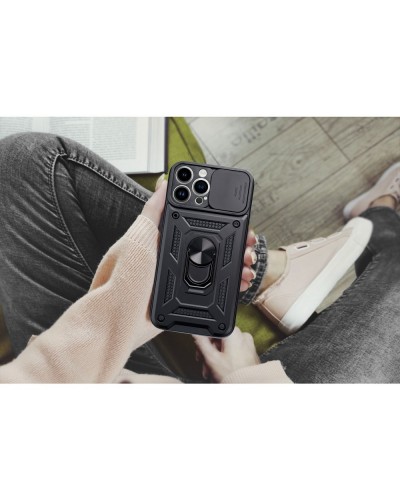 Husă Antișoc iPhone 13 Pro Max Forcell Slide Armor Negru Husă Antișoc iPhone 13 Pro Max Forcell Slide Armor Negru