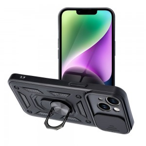 Husă Antișoc iPhone 14 Forcell Slide Armor Negru