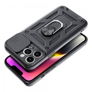 Husă Antișoc iPhone 14 Forcell Slide Armor Negru