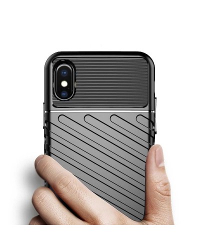 Husă Antișoc iPhone X/XS Forcell Thunder Negru