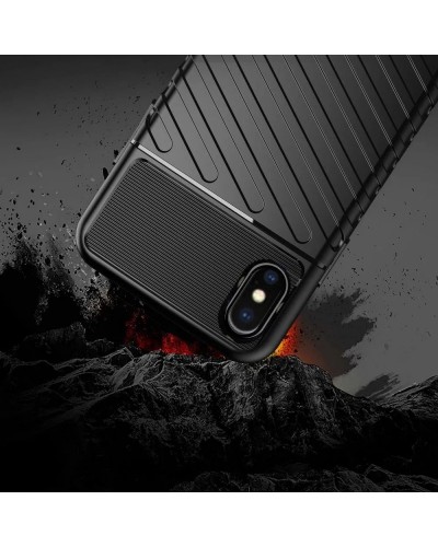 Husă Antișoc iPhone X/XS Forcell Thunder Negru
