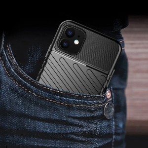 Husă Antișoc iPhone 12 12 Pro Forcell Thunder Negru