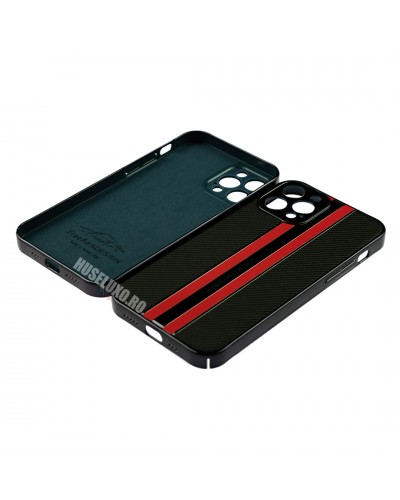 Husa iPhone 12 Pro Max FreeAir Design PC - Luxury Black Husa iPhone 12 Pro Max FreeAir Design PC - Luxury Black