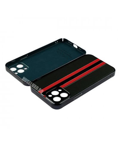 Husa iPhone 12 Pro Max FreeAir Design PC - Luxury Black Husa iPhone 12 Pro Max FreeAir Design PC - Luxury Black