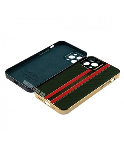 Husa iPhone 12 Pro Max FreeAir Design PC - Luxury Green