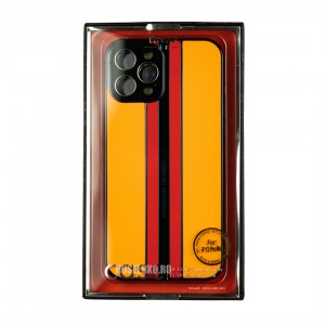 Husa iPhone 12 Pro Max FreeAir Design PC - Luxury Orange
