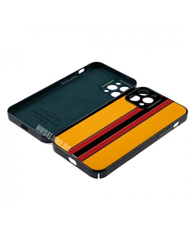 Husa iPhone 12 Pro Max FreeAir Design PC - Luxury Orange Husa iPhone 12 Pro Max FreeAir Design PC - Luxury Orange