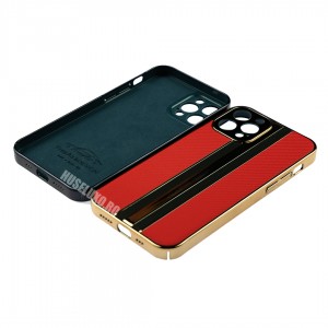 Husa iPhone 12 Pro Max FreeAir Design PC - Luxury Red