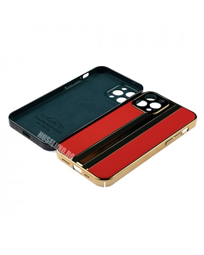 Husa iPhone 12 Pro Max FreeAir Design PC - Luxury Red Husa iPhone 12 Pro Max FreeAir Design PC - Luxury Red
