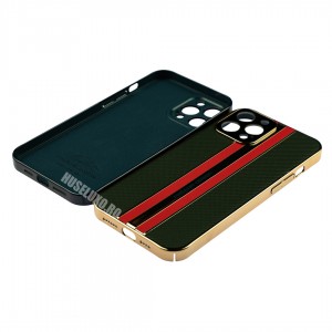 Husa iPhone 12 Pro FreeAir Design PC - Luxury Green