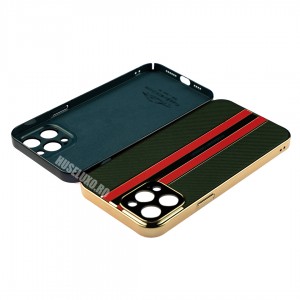 Husa iPhone 12 Pro FreeAir Design PC - Luxury Green