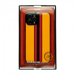 Husa iPhone 12 Pro FreeAir Design PC - Luxury Orange