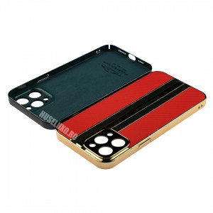 Husa iPhone 12 Pro FreeAir Design PC - Luxury Red