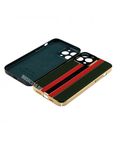 Husa iPhone 13 Pro Max FreeAir Design PC - Luxury Green Husa iPhone 13 Pro Max FreeAir Design PC - Luxury Green