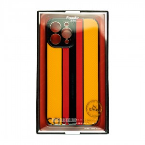 Husa iPhone 13 Pro Max FreeAir Design PC - Luxury Orange