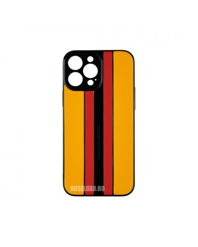 Husa iPhone 13 Pro Max FreeAir Design PC - Luxury Orange