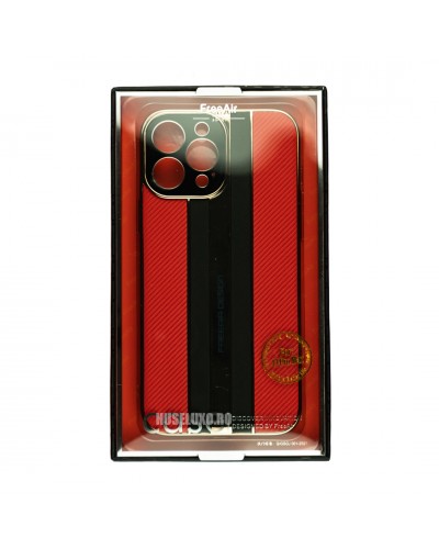 Husa iPhone 13 Pro Max FreeAir Design PC - Luxury Red Husa iPhone 13 Pro Max FreeAir Design PC - Luxury Red