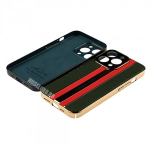 Husa iPhone 13 Pro FreeAir Design PC - Luxury Green