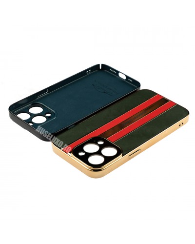 Husa iPhone 13 Pro FreeAir Design PC - Luxury Green