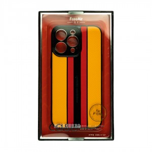 Husa iPhone 13 Pro FreeAir Design PC - Luxury Orange