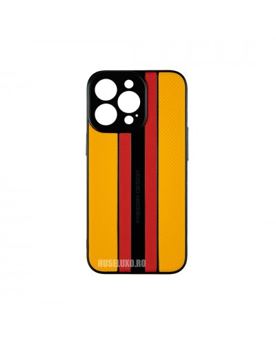 Husa iPhone 13 Pro FreeAir Design PC - Luxury Orange
