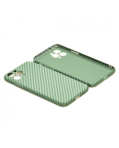 Husă iPhone 11 Pro Max LUXO Kevlar Awesome Green